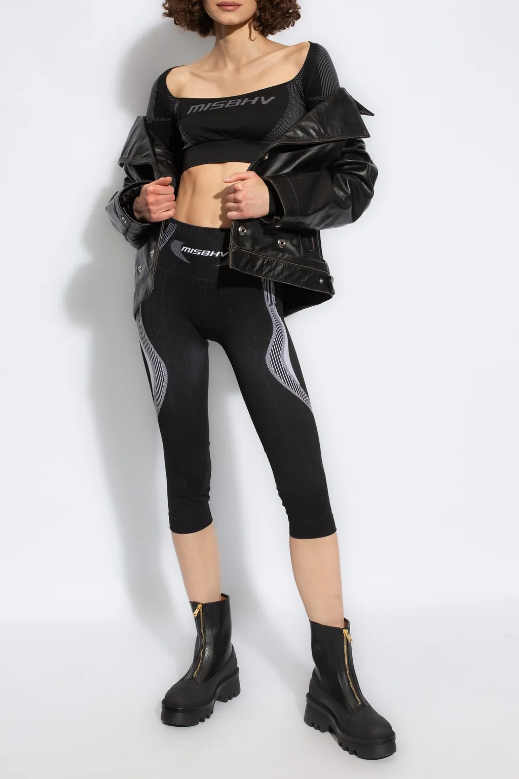 Long Sleeved Cropped Sports Top