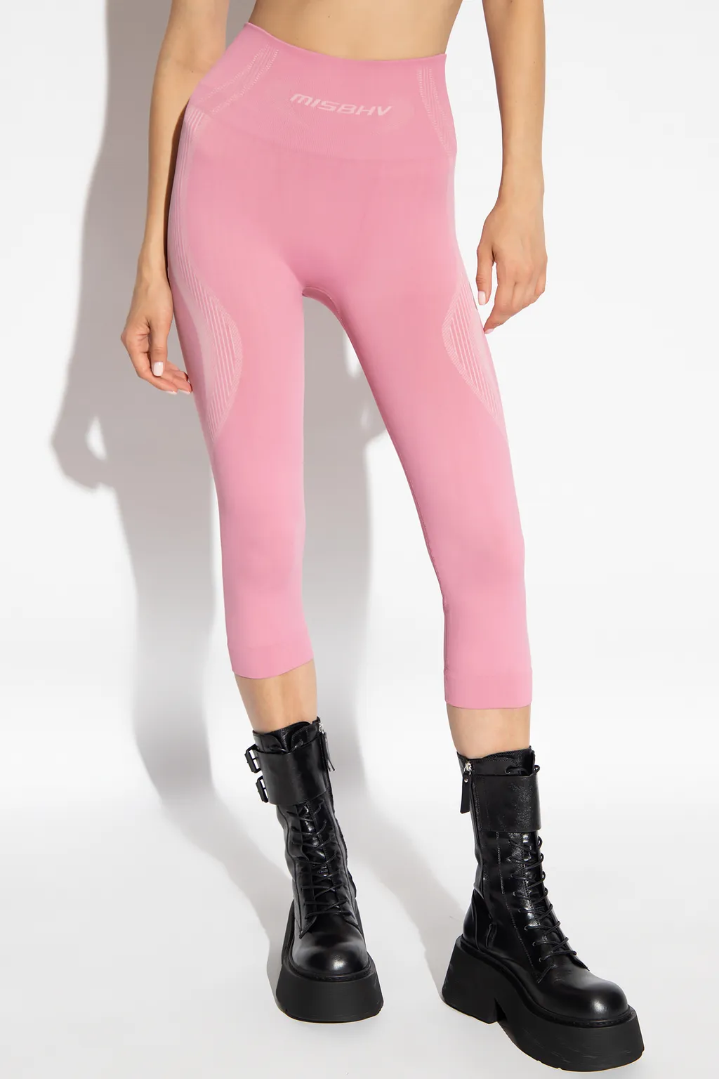 Logo-Print Cropped Leggings