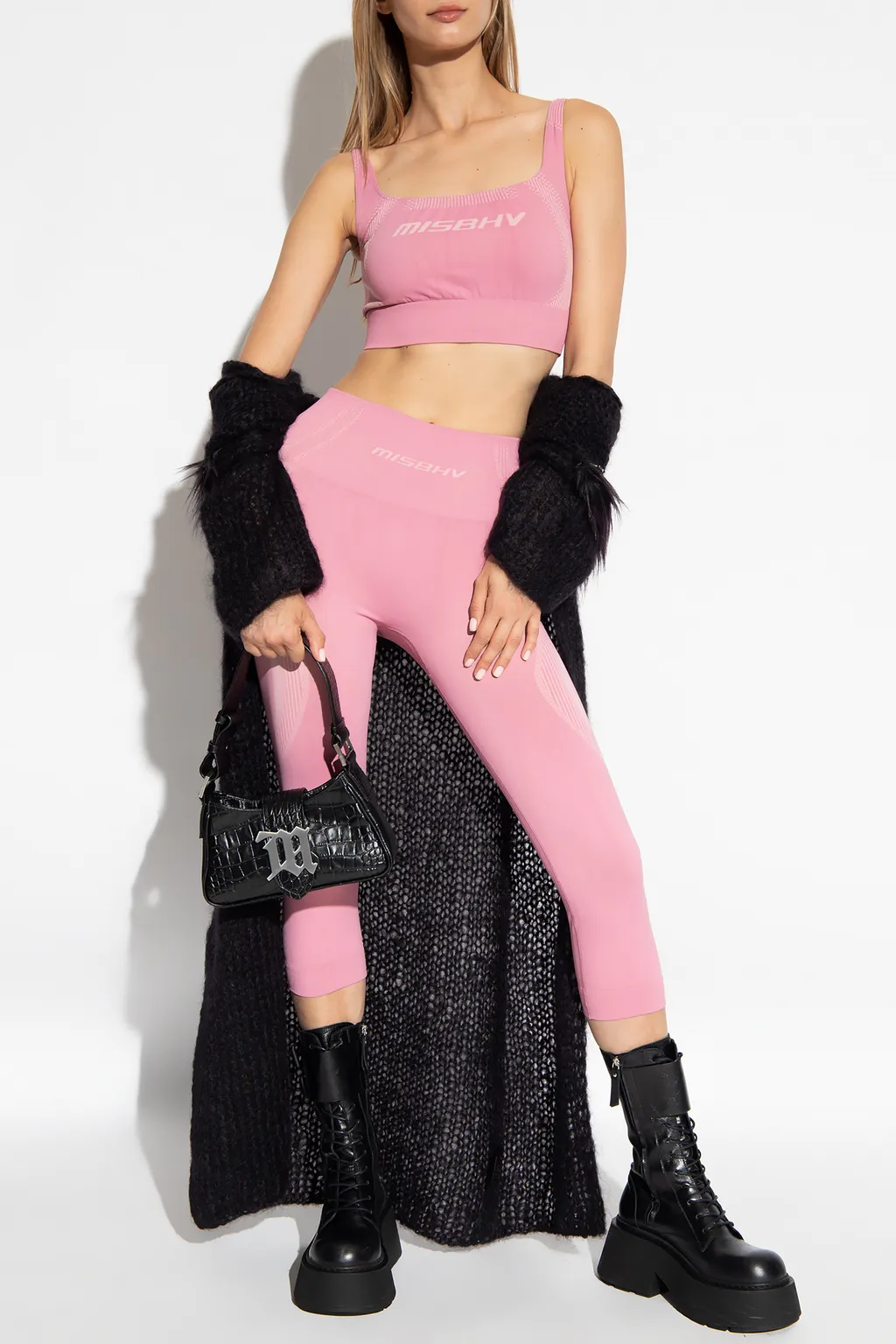 Logo-Print Cropped Leggings