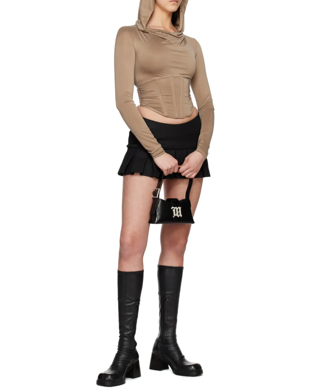 Trinity Pleated Miniskirt