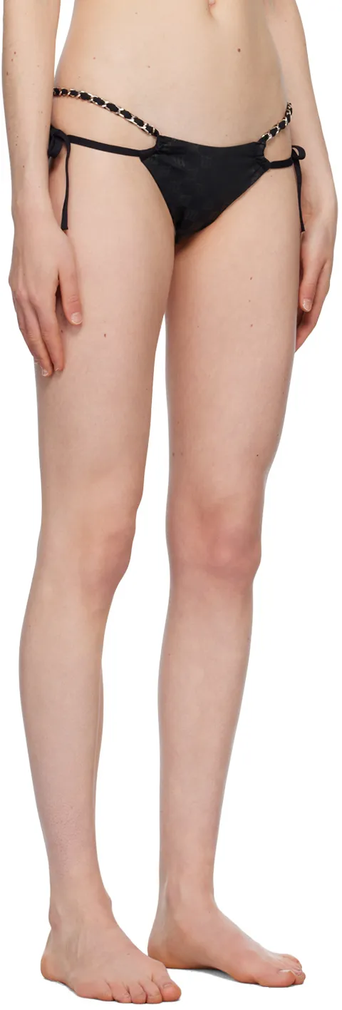 Monogram-Pattern Bikini Bottoms