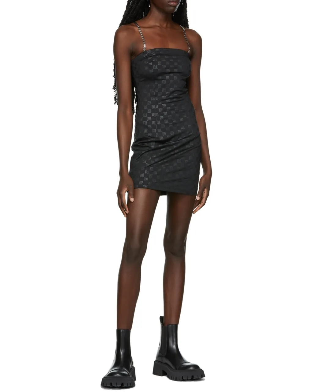 Monogram-Print Minidress