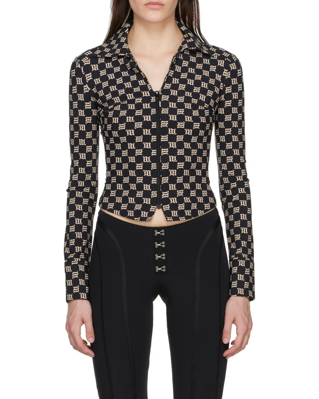 Collared Zip-Up Top