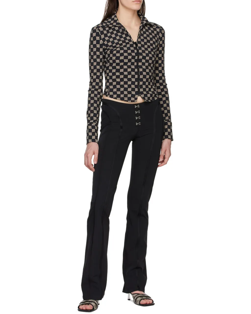 Collared Zip-Up Top