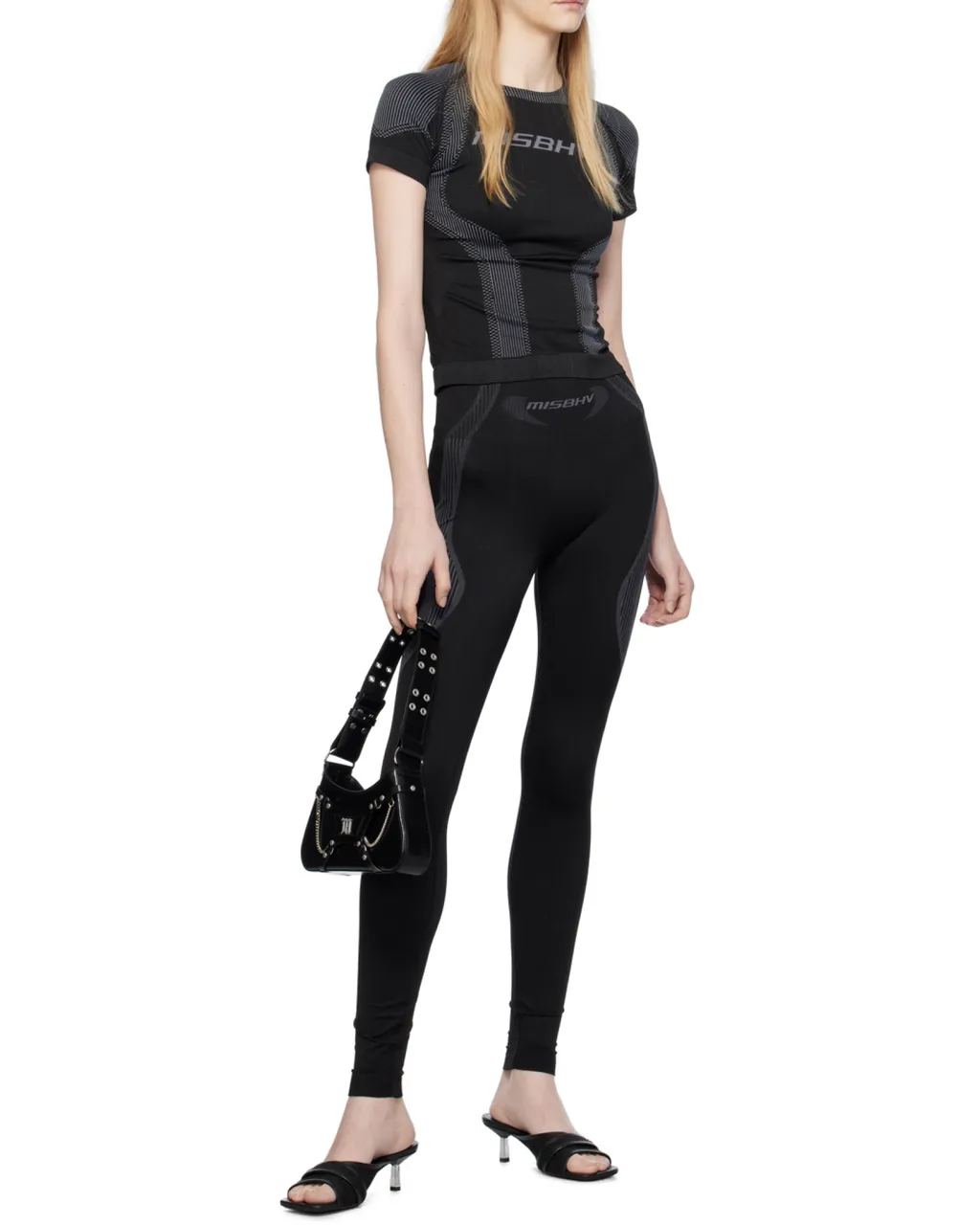 Logo-Print Stretch Top