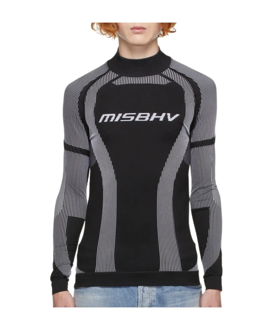 Logo-Print Long-Sleeved Top