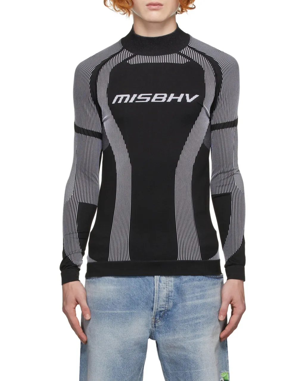 Logo-Print Long-Sleeved Top