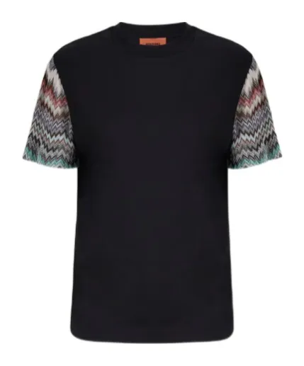Zig-Zag Sleeve Top
