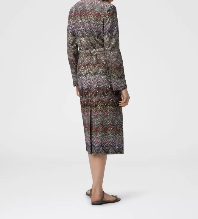 Viscose Blend Trench Coat