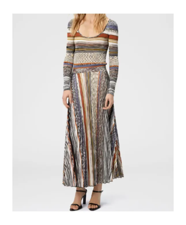 Striped Midi Dress
