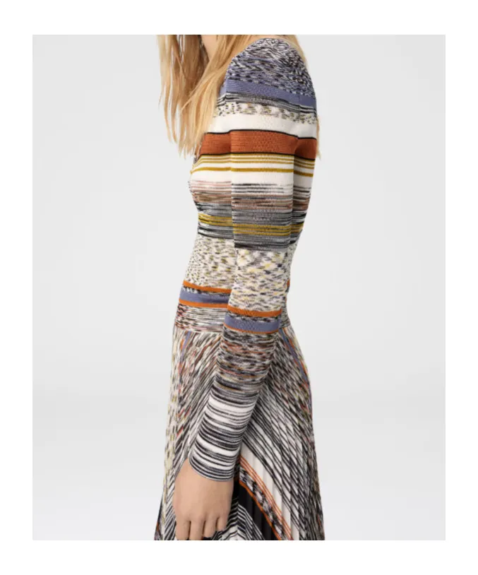 Striped Midi Dress