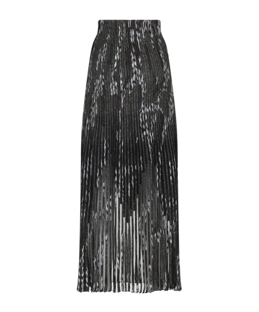 Pleated Maxi Skirt