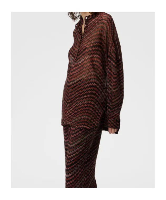 Zigzag Pattern Blouse