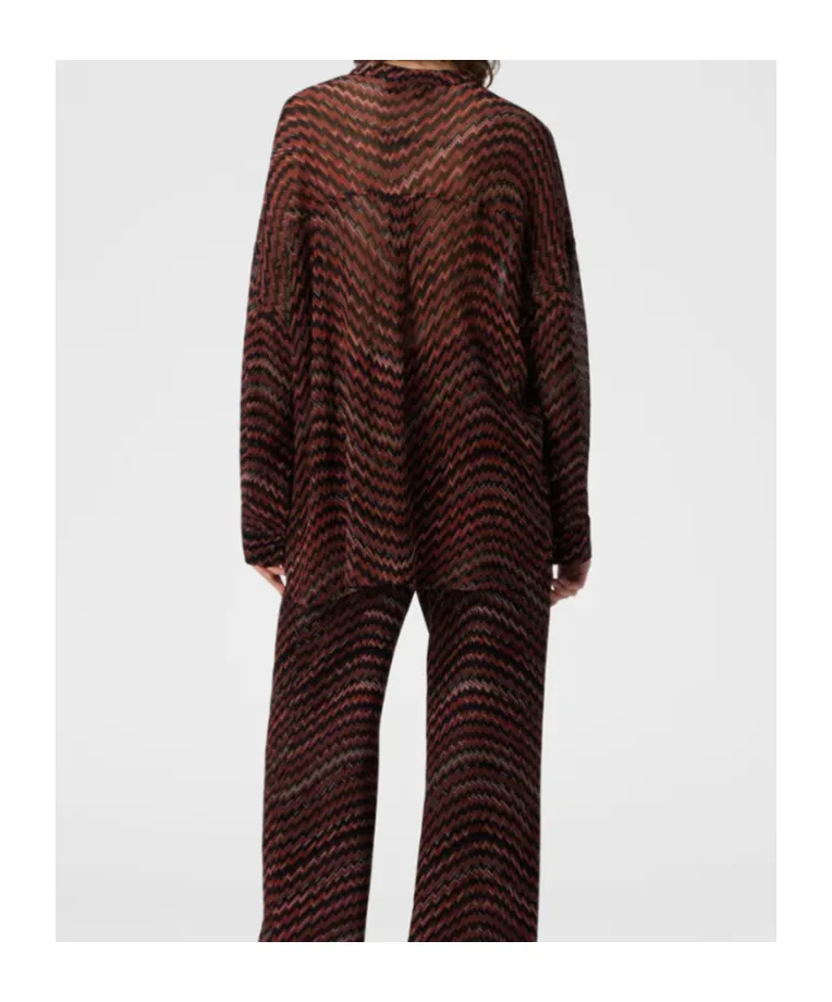 Zigzag Pattern Blouse