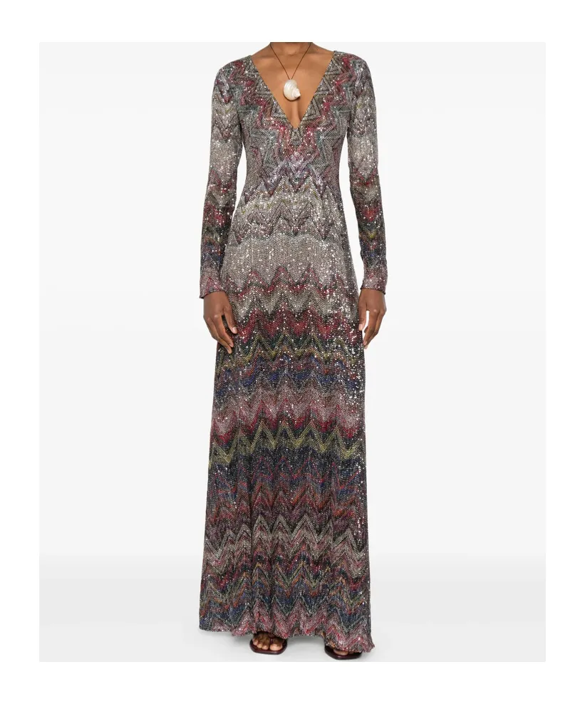 V-Neck Maxi Dress