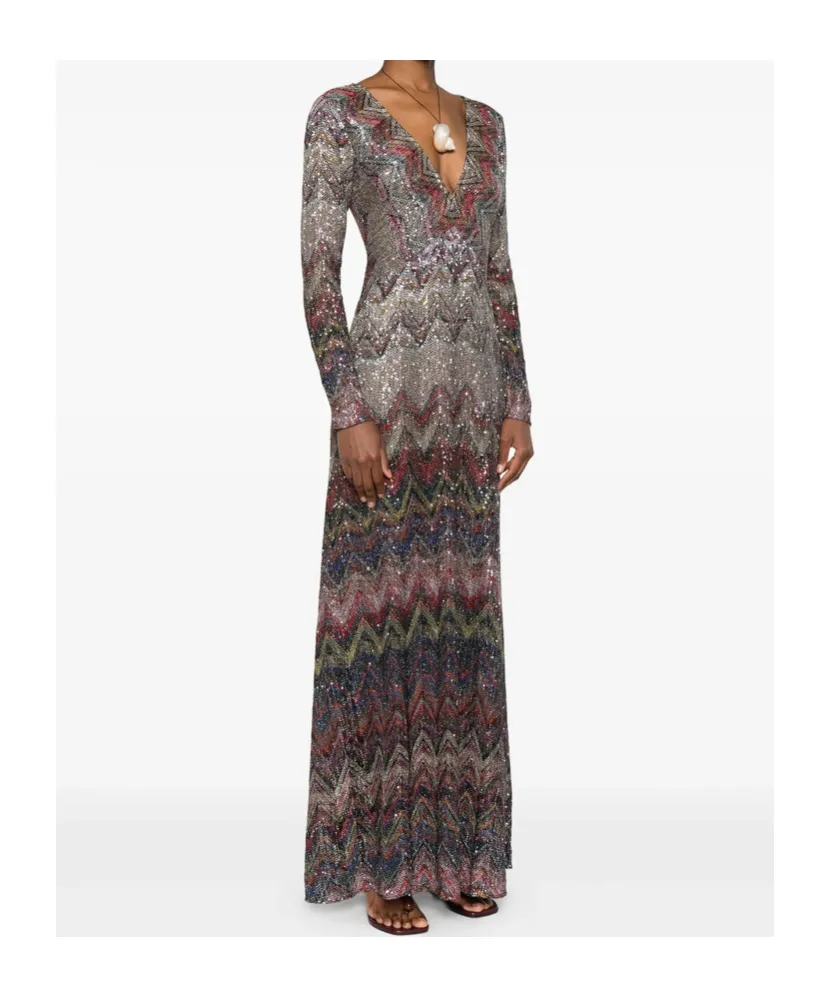 V-Neck Maxi Dress