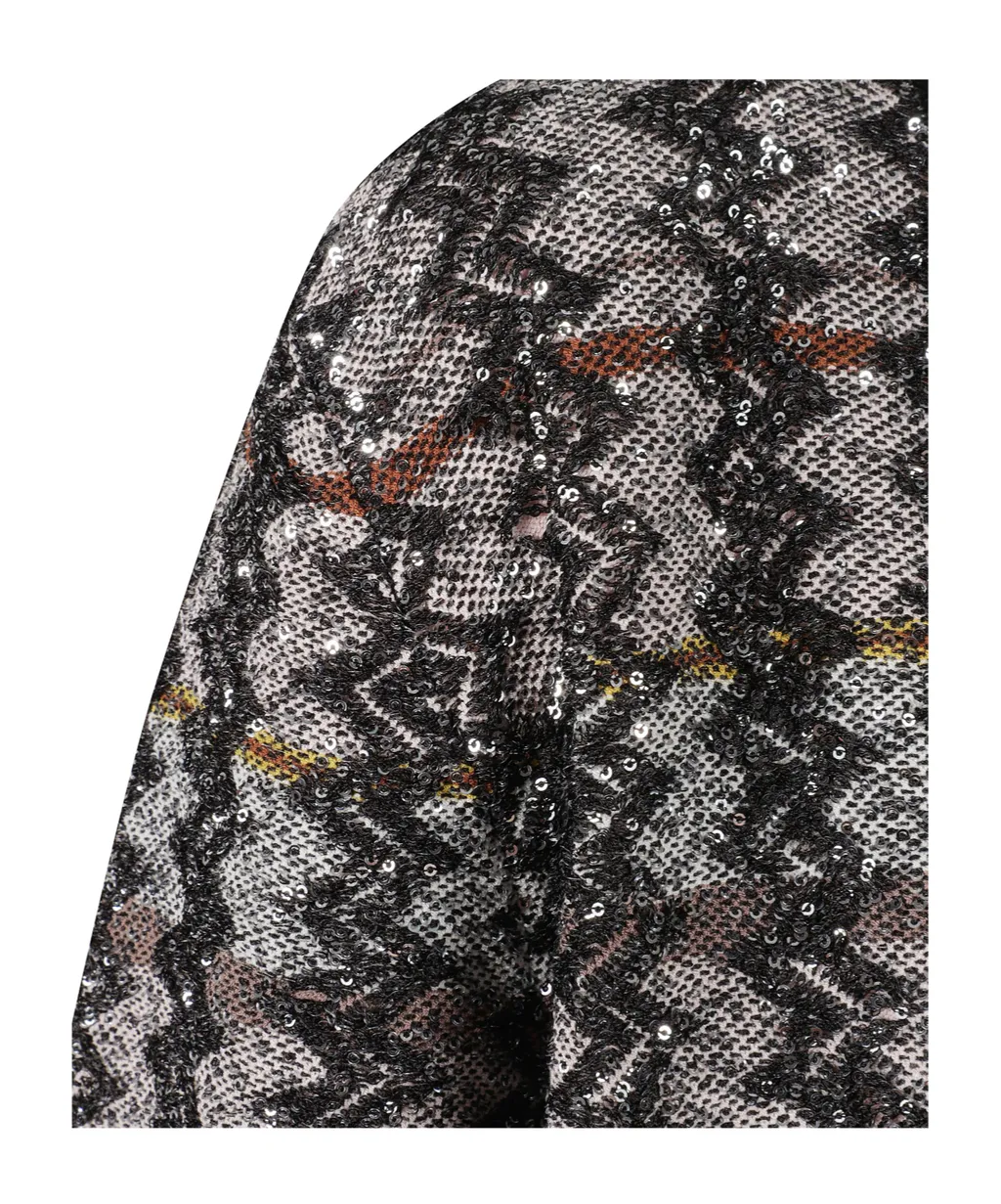 Sequin Embellished Cardigan