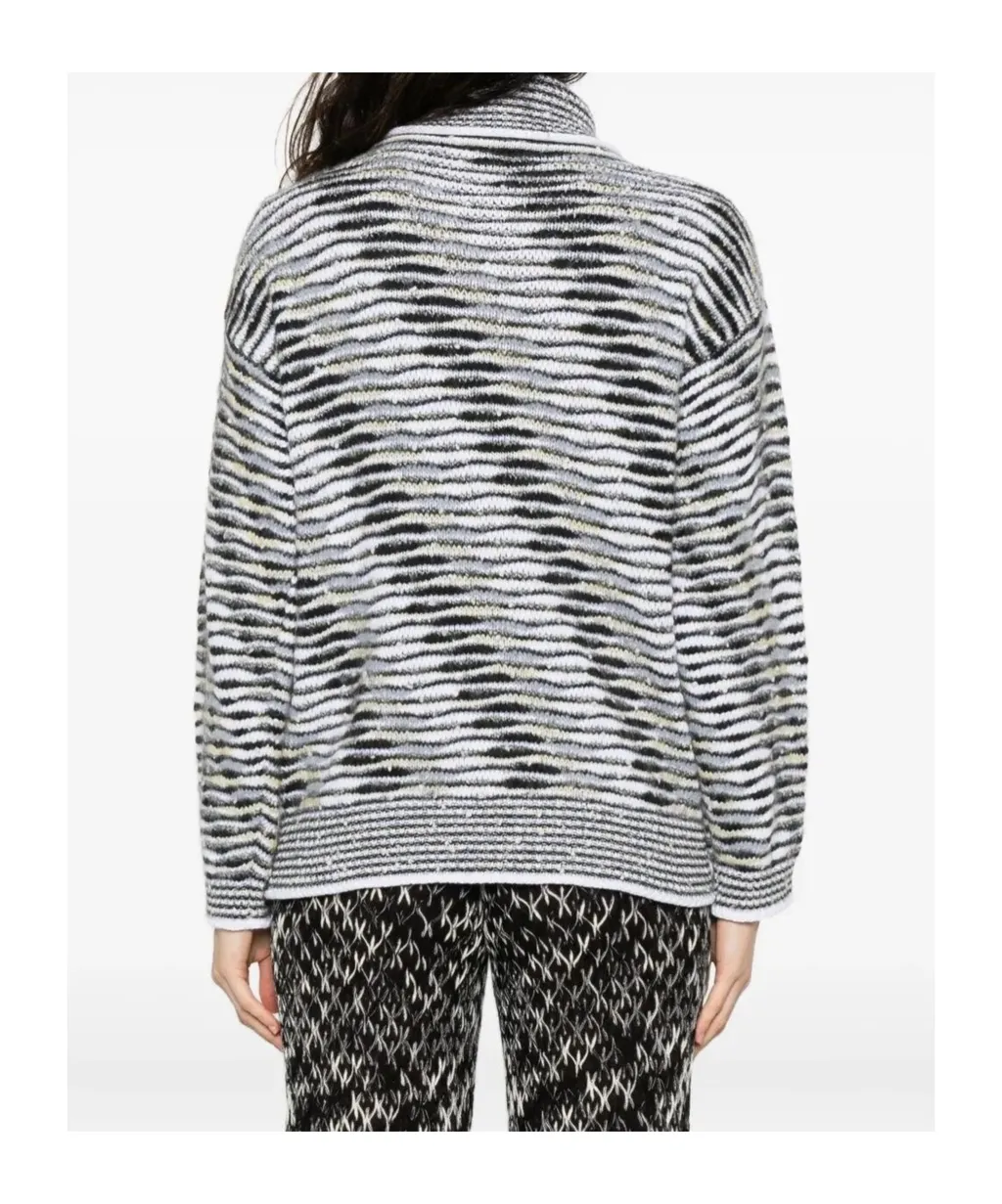 Patterned-Jacquard Jumper