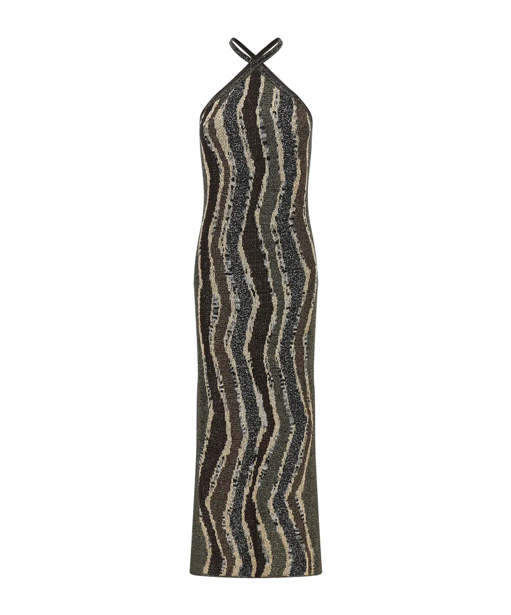 Wave Pattern Dress