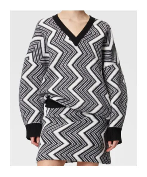 Zigzag Wool Sweater