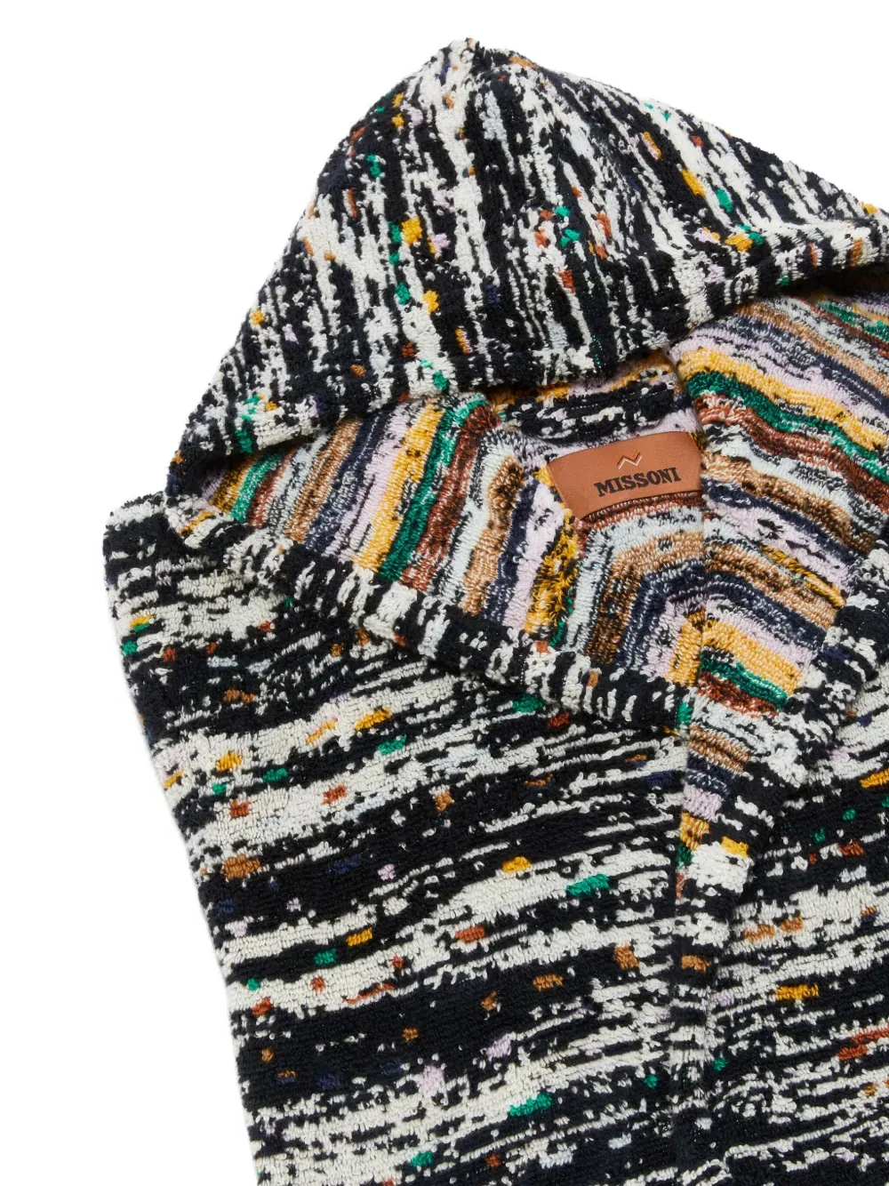 Textured Hooded Robe