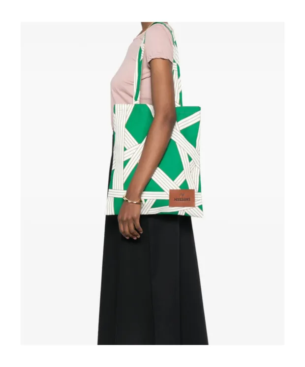 Striped Tote Bag