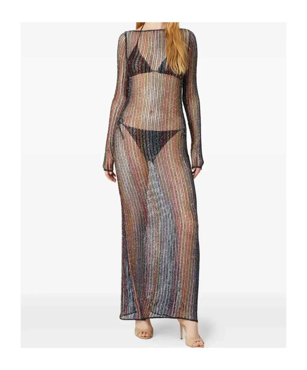 Long-Sleeved Knitted Dress