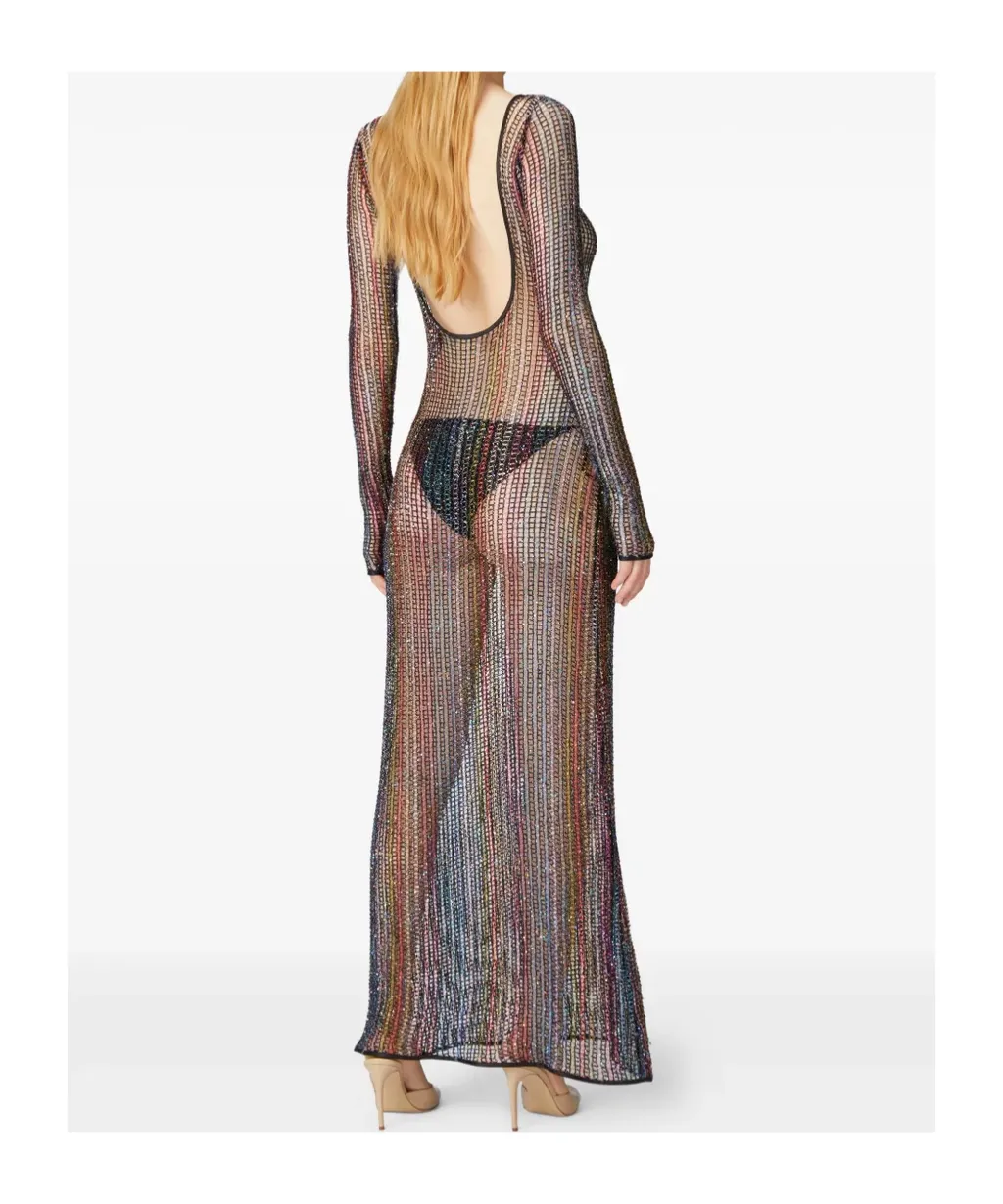 Long-Sleeved Knitted Dress