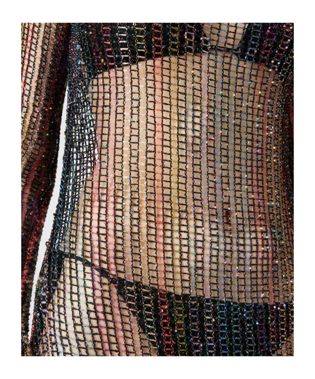 Long-Sleeved Knitted Dress
