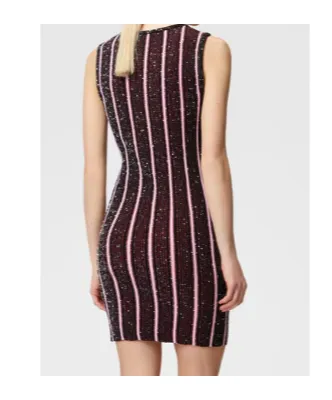 Sequin Embellished Sleeveless Mini Dress