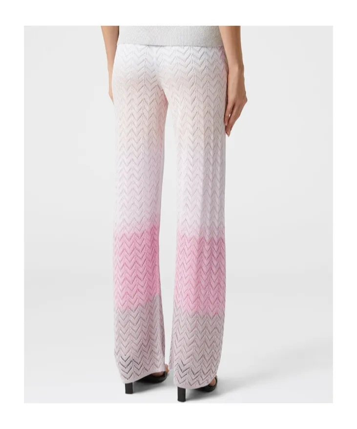 Chevron-Knit Trousers