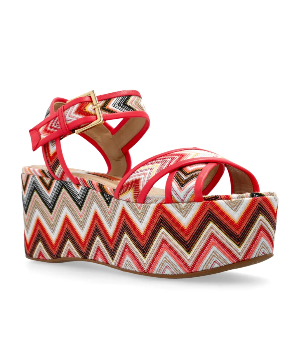 Zigzag Platform Sandals