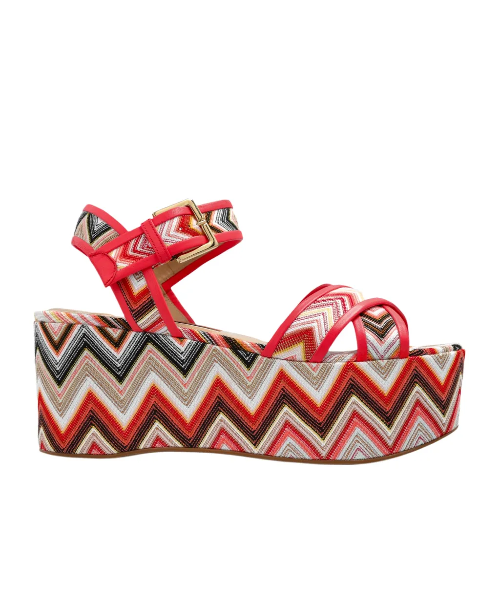 Zigzag Platform Sandals