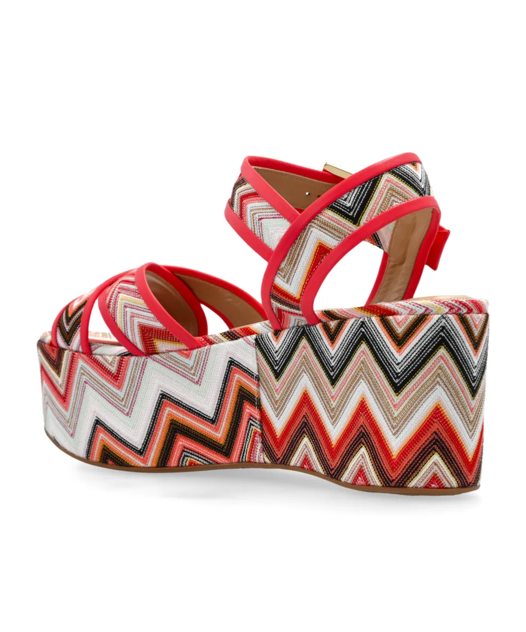 Zigzag Platform Sandals