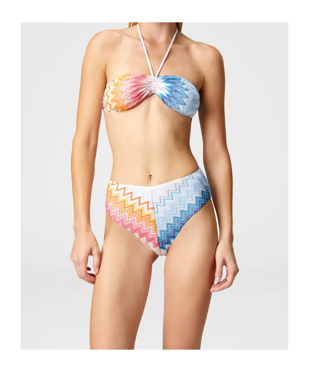 Zigzag Pattern Bikini Set
