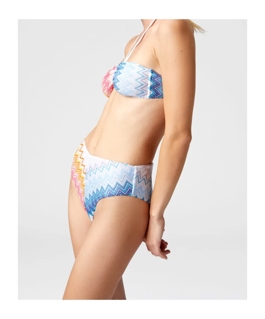 Zigzag Pattern Bikini Set