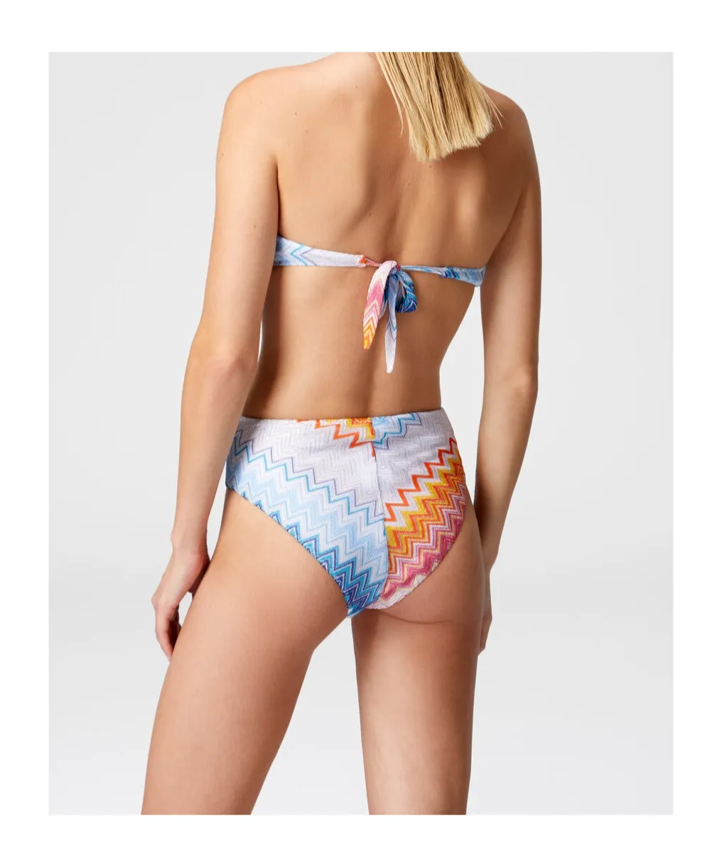 Zigzag Pattern Bikini Set