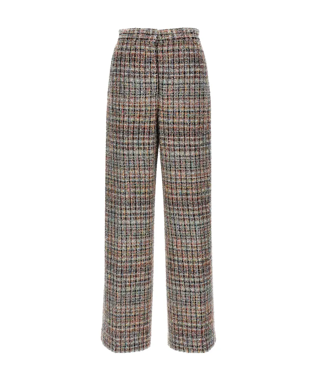 Micro Sequin Straight Leg Pants