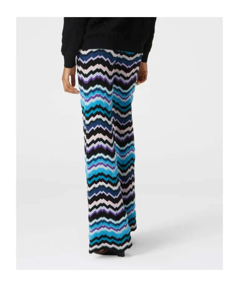 Greek Zig Zag Motif Trousers