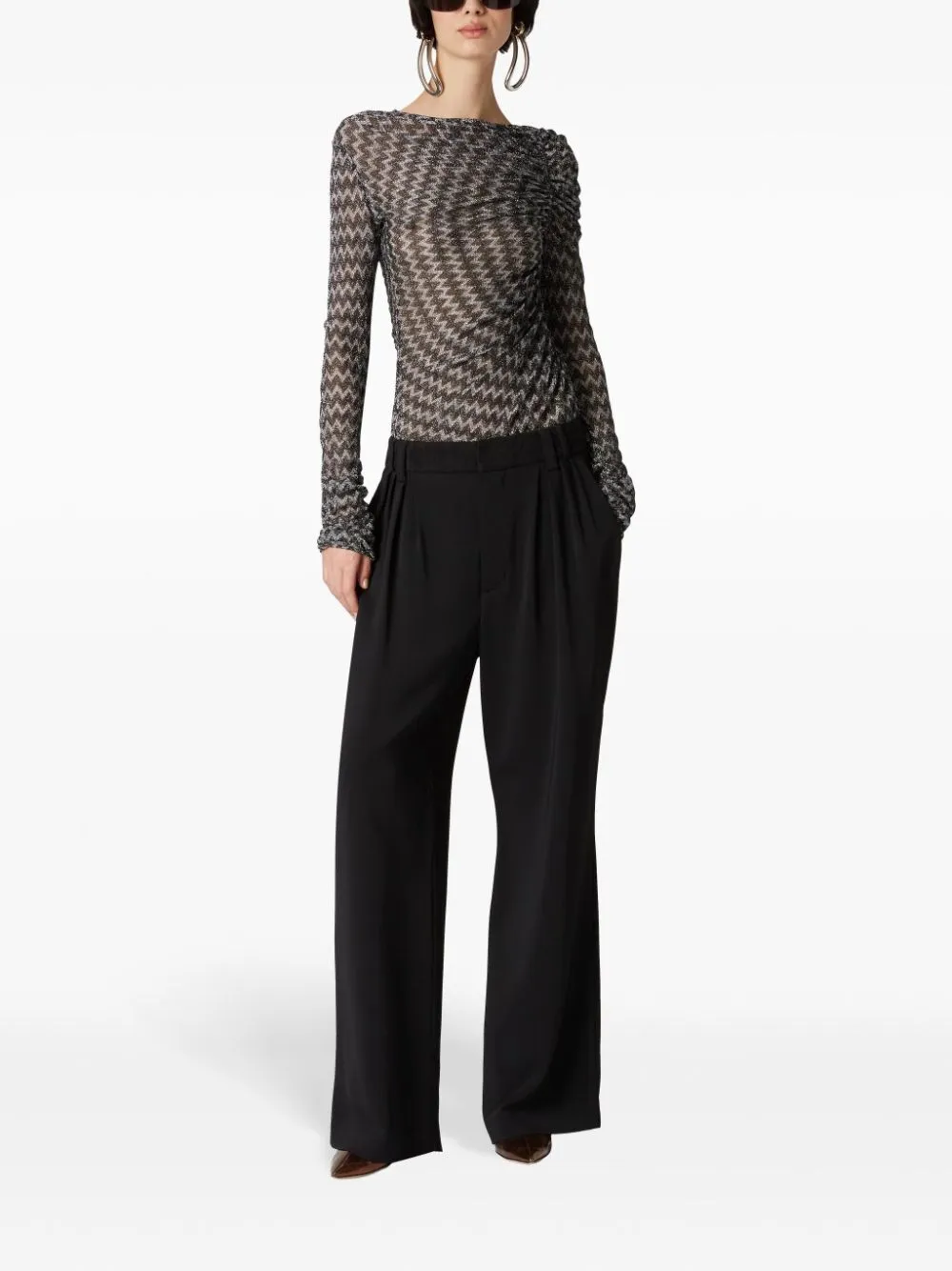 Dart-Detailing Trousers