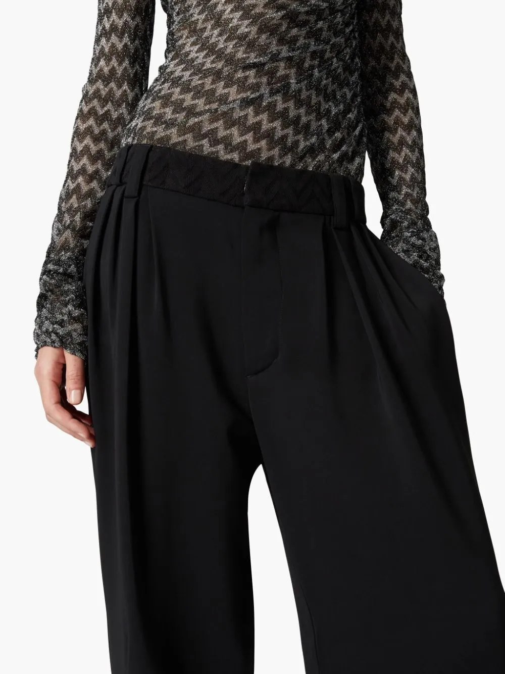 Dart-Detailing Trousers