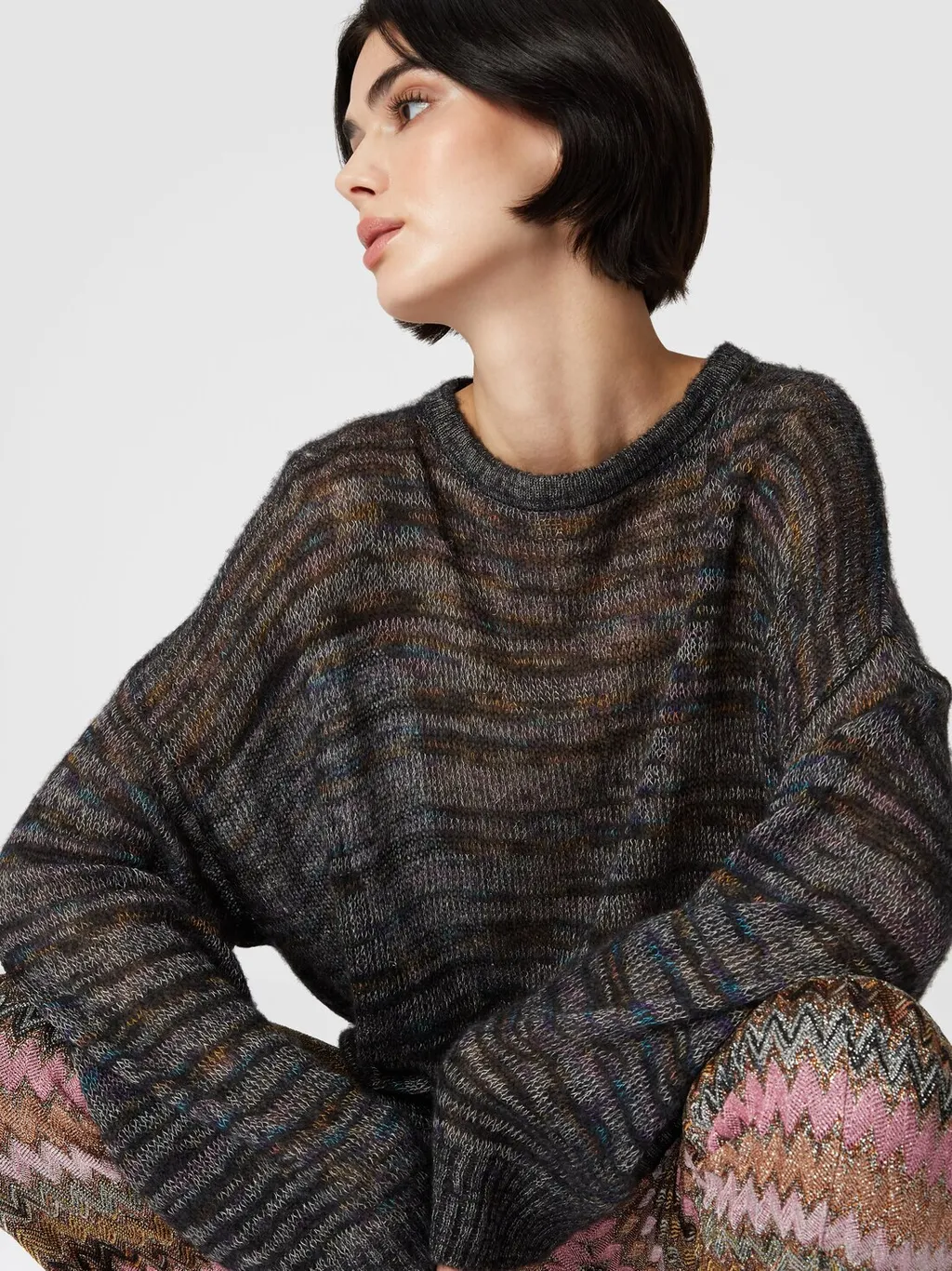 Tie-Dyed Crewneck Pullover
