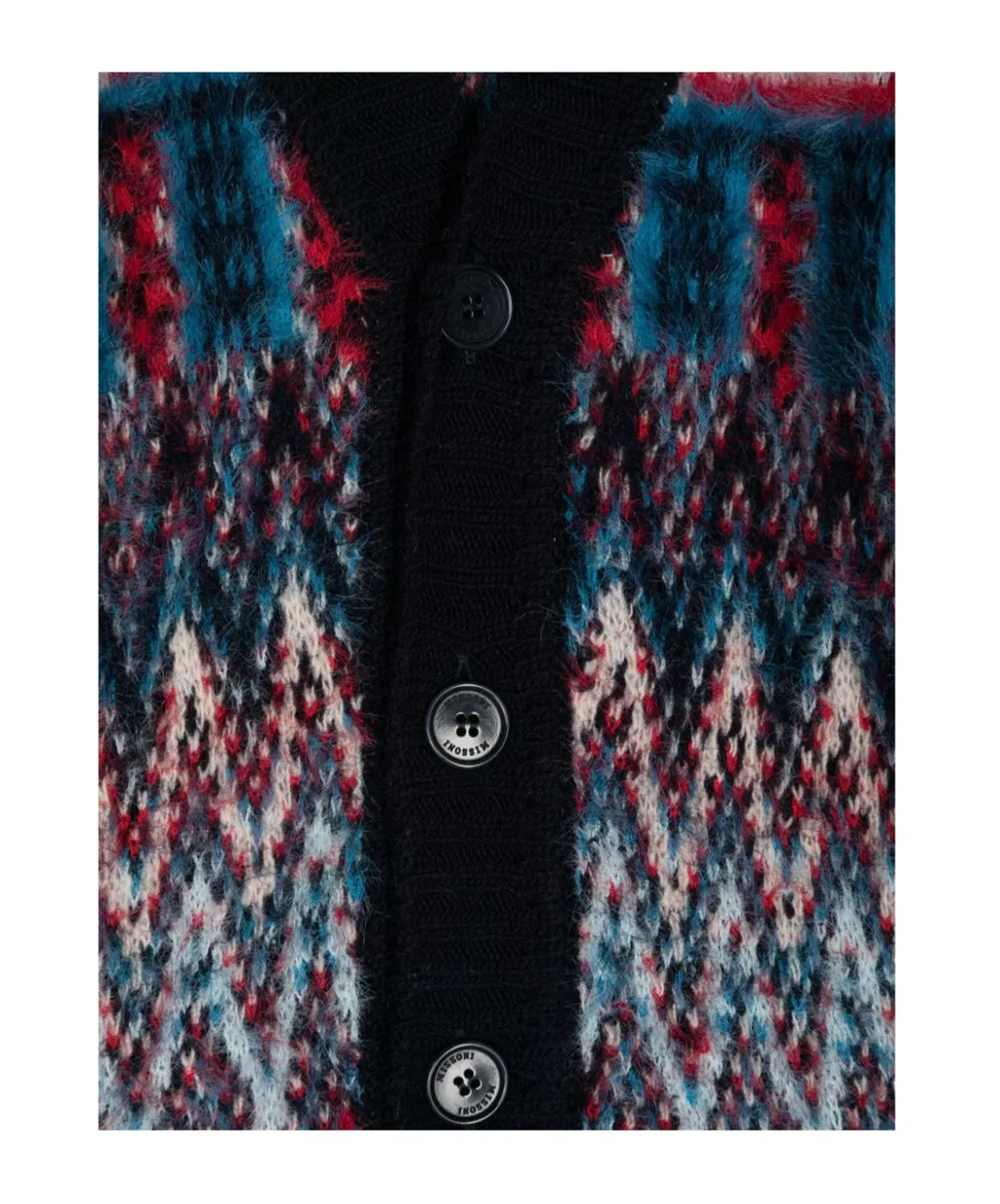 Long-Sleeved V-Neck Cardigan