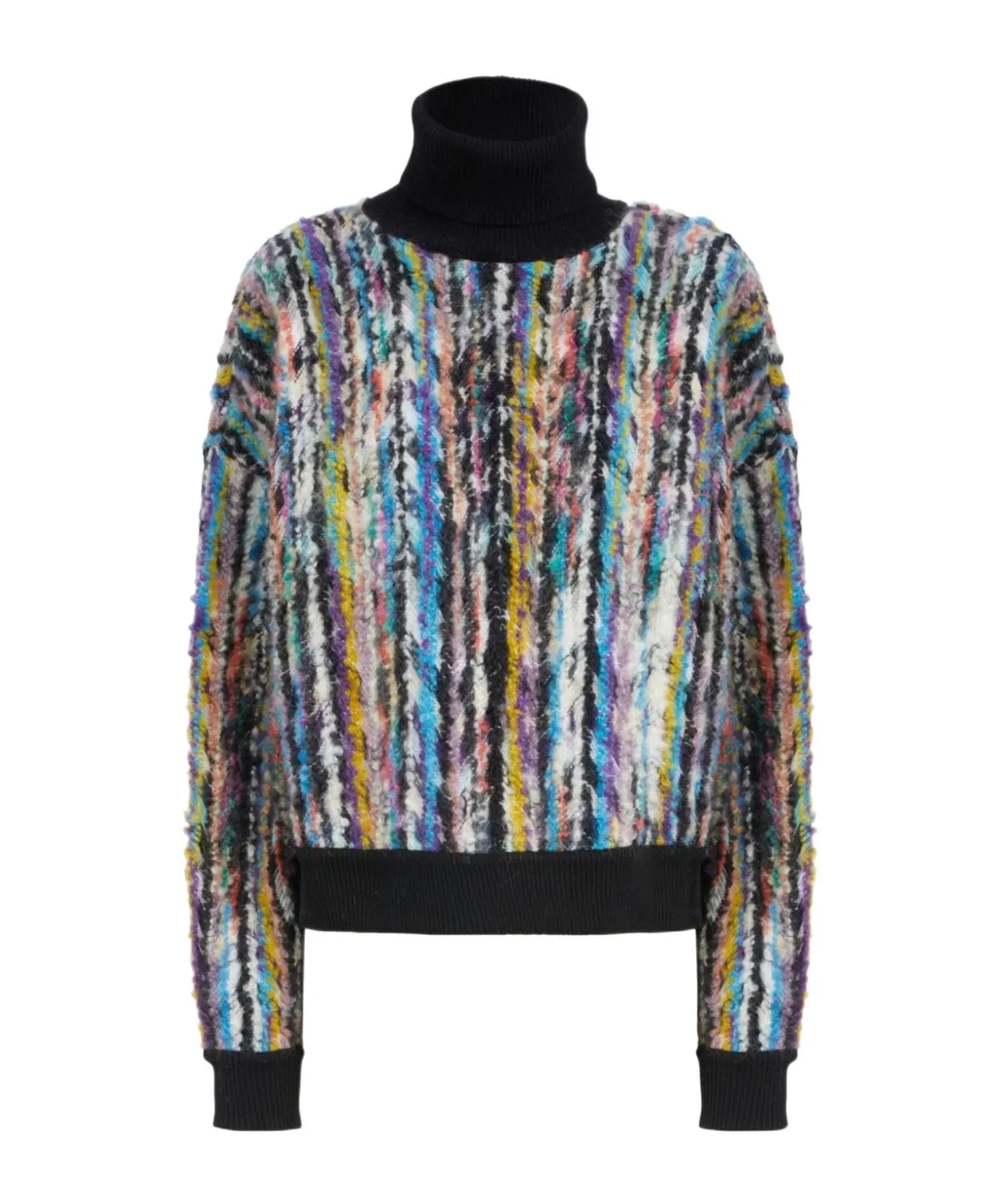 Roll-Neck Knitted Jumper