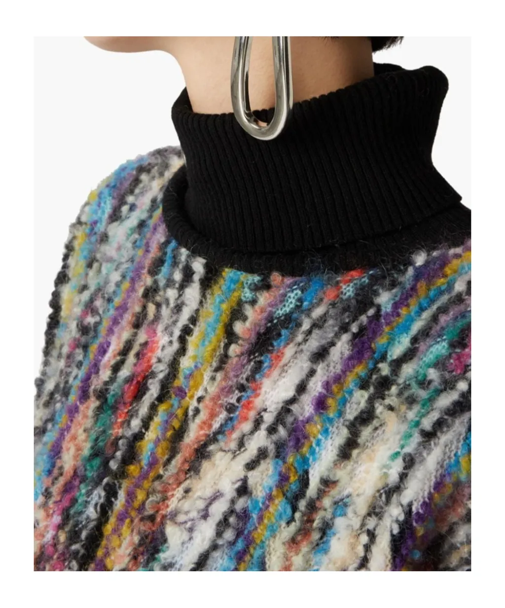 Roll-Neck Knitted Jumper