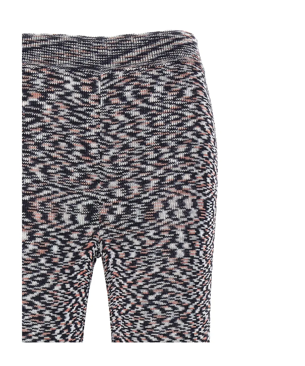Space Printed Flared Trousers