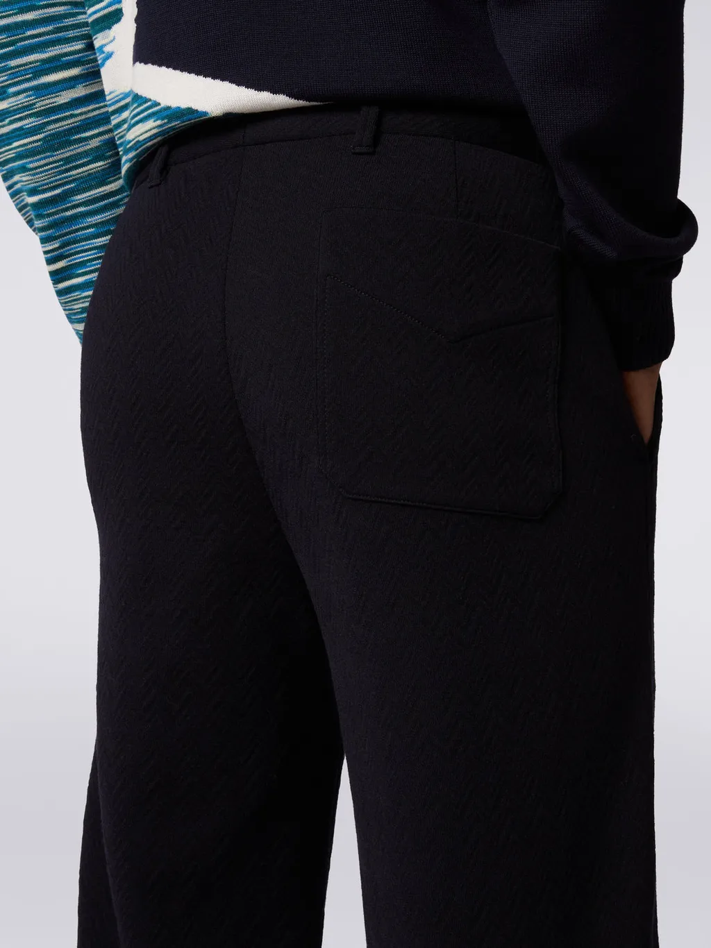 Straight-Leg Wool-Blend Trousers