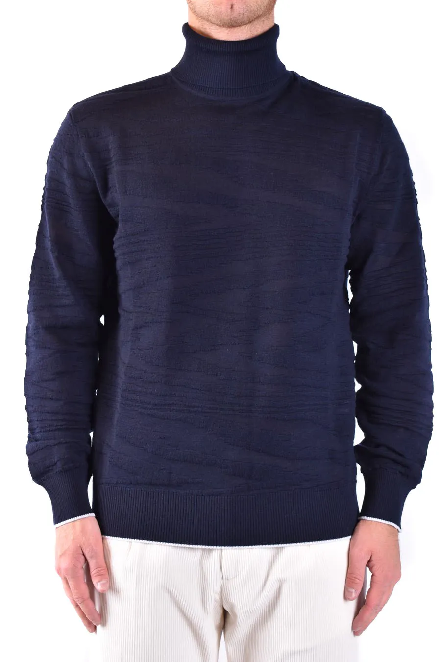 Long-Sleeved High-Neck Sweater