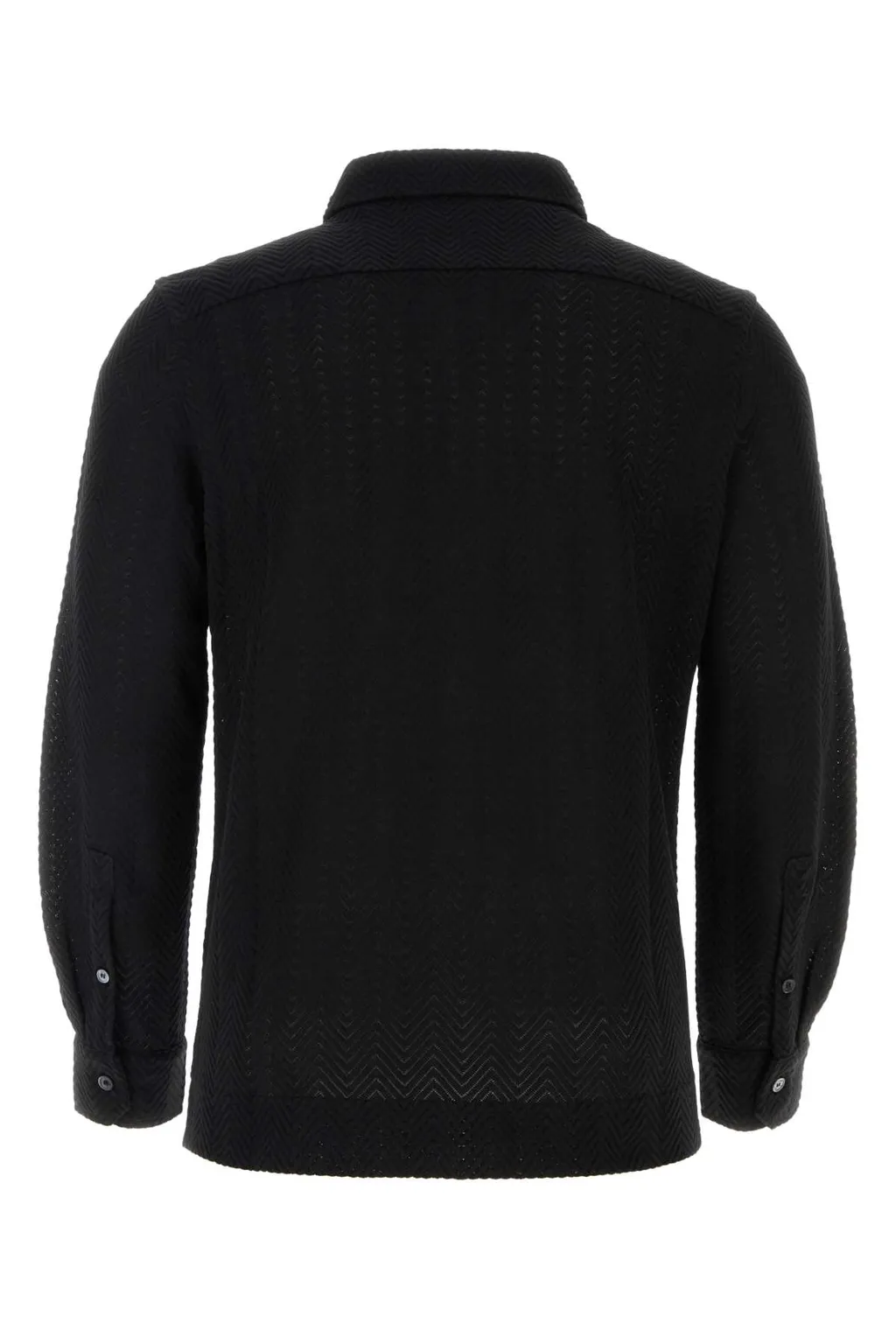 Lapel Jacquard Shirt