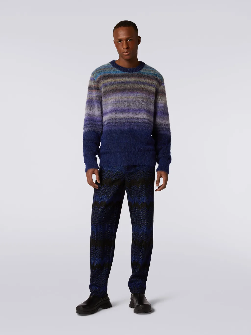 Striped Crewneck Knitted Jumper